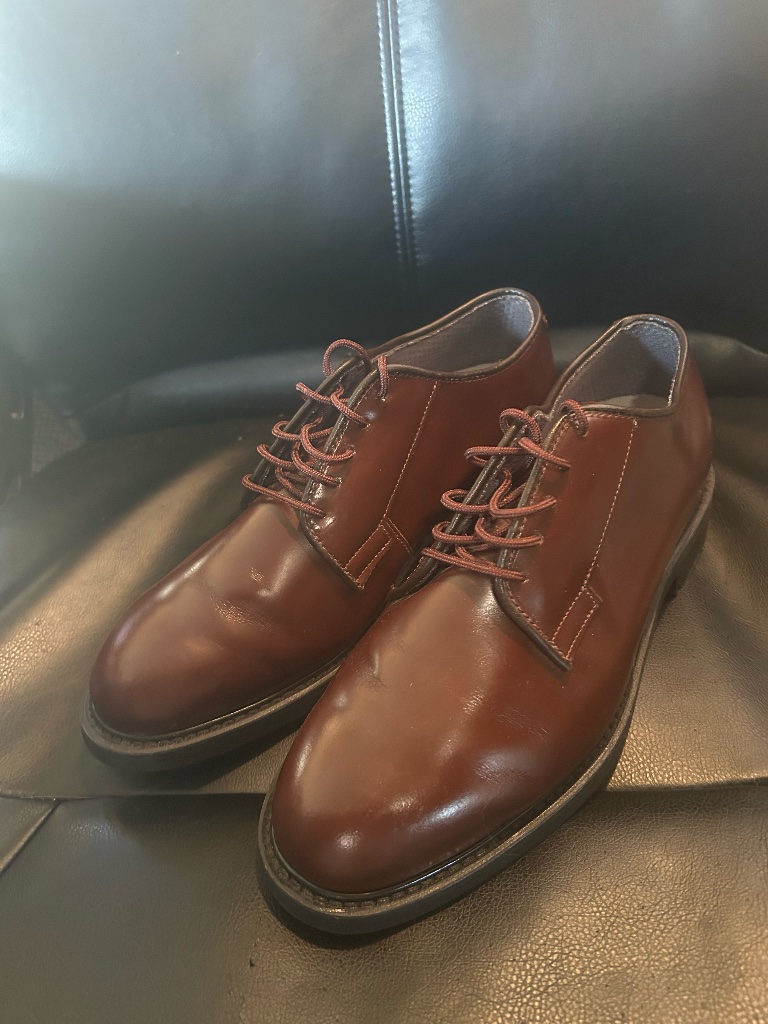 Mens Brown, Bates, Dress Shoes Sz 8